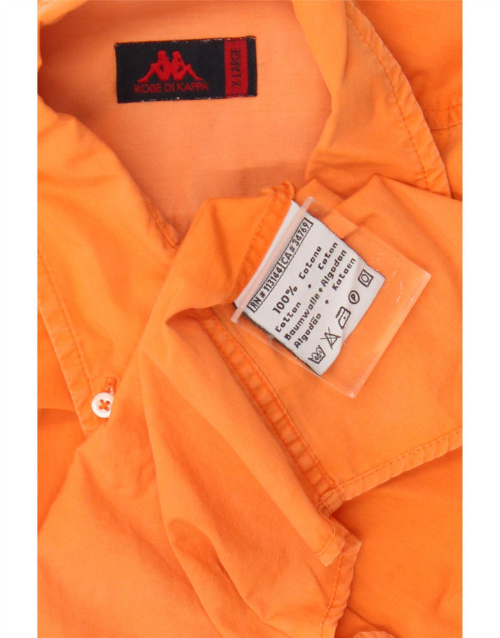 Camisa masculina Kappa XL laranja algodão