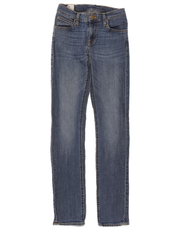 Lee Womens Jade Slim Jeans W27 L33 Azul Algodão