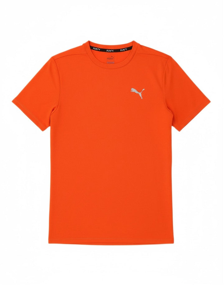 Camiseta masculina PUMA pequena laranja