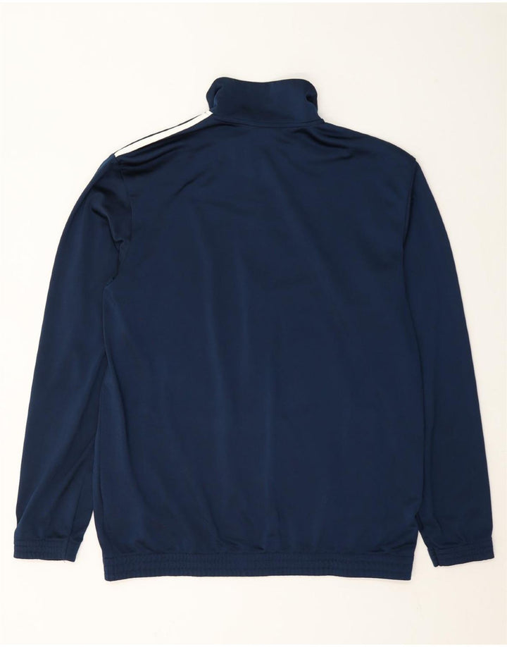 Adidas Mens Tracksuit Top Jacket UK 44/46 Grande Azul Marinho Poliéster