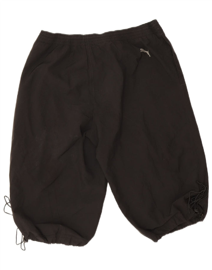 Puma Mens Graphic Sport Shorts Grande Poliéster Preto