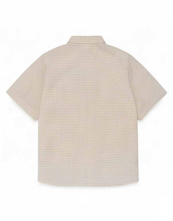 Blusa feminina de manga curta Marks & Spencer Reino Unido 24 4XL branca manchada