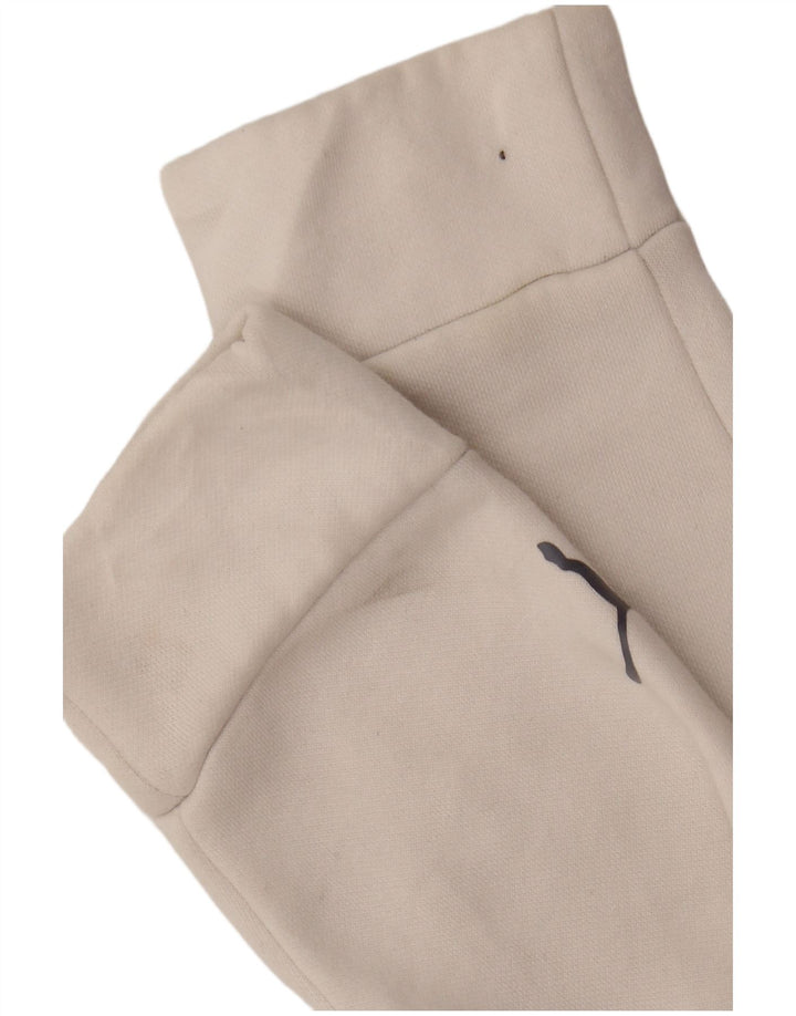 Puma feminino gráfico moletom jumper UK 14 médio algodão branco