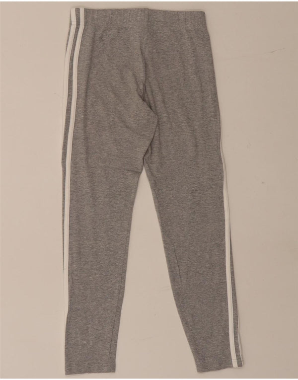 Leggings Adidas Menina 11-12 Anos Cinza Algodão