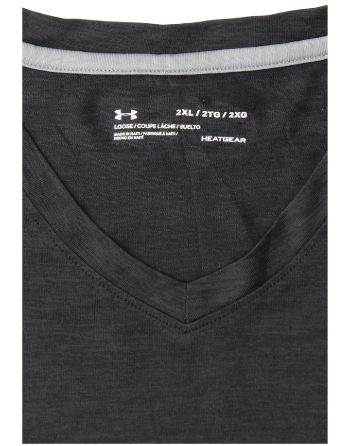 Camiseta masculina Under ARMOUR Heat Gear Top 2XL preta