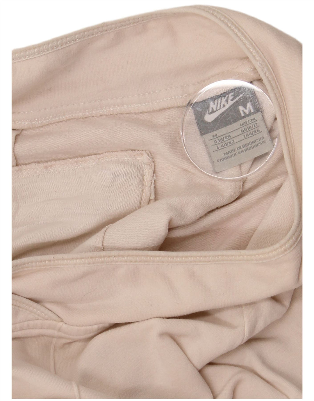 Calça de treino feminina Nike UK 10/12 médio bege