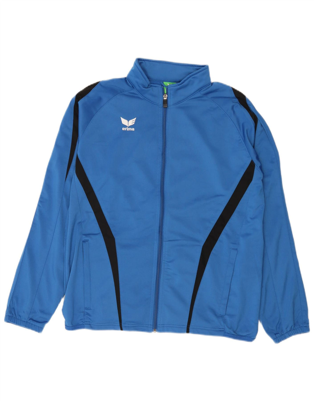 Jaqueta masculina de treino Erima UK 40/42 poliéster colorblock azul médio