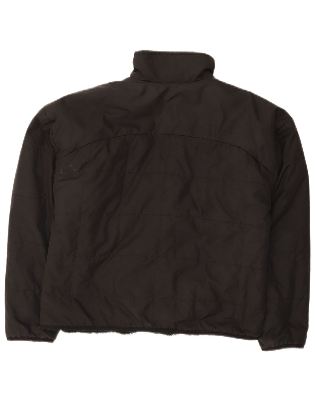 Casaco acolchoado reversível The North Face Girls 11-12 anos grande preto
