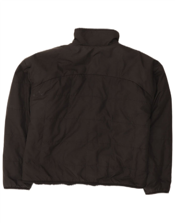 Casaco acolchoado reversível The North Face Girls 11-12 anos grande preto