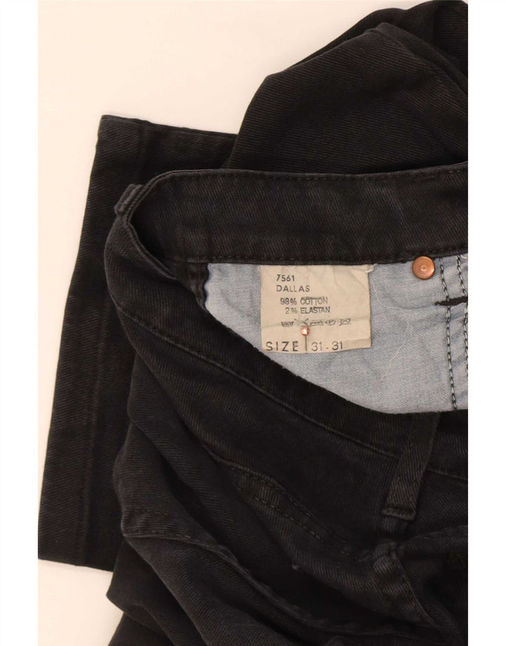 Lee Mens Jeans Slim W31 L28 Algodão Preto