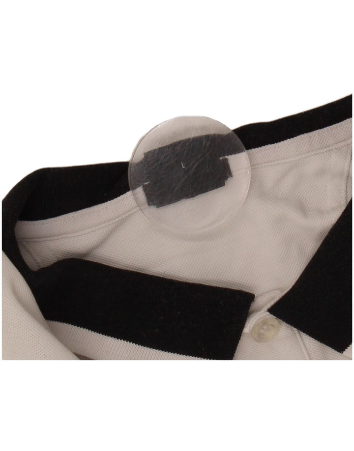 Camisa polo masculina de ajuste regular HUGO BOSS grande branca