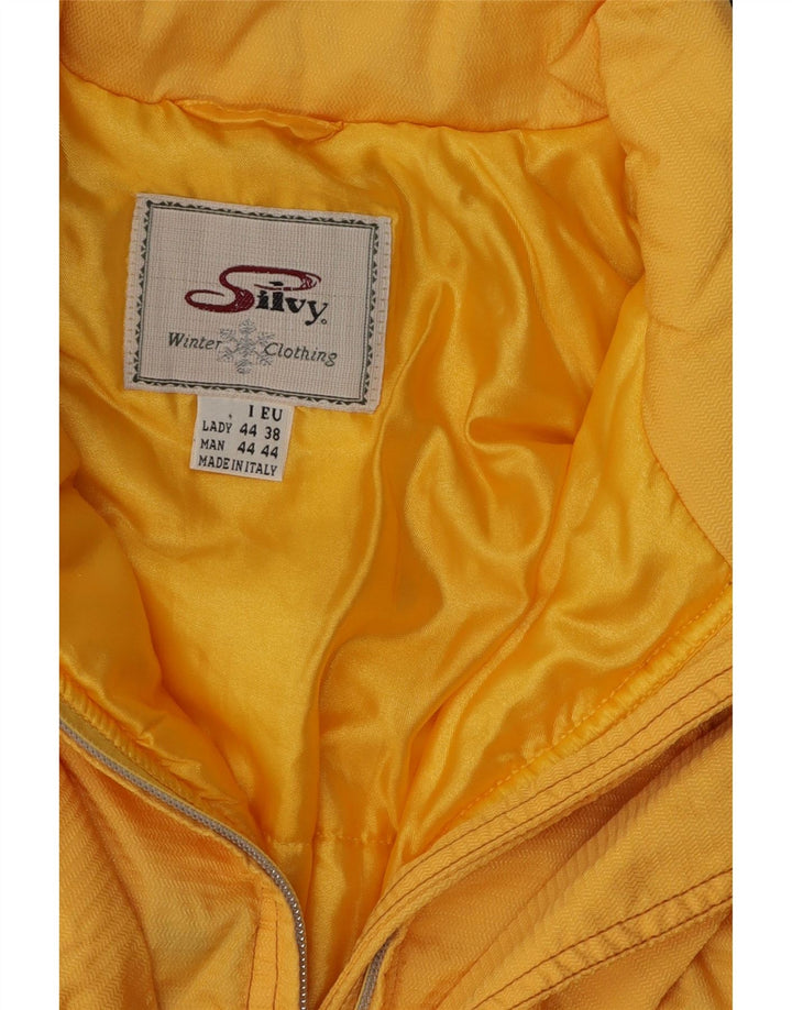 Macacão de esqui feminino Silvy IT 44 amarelo médio