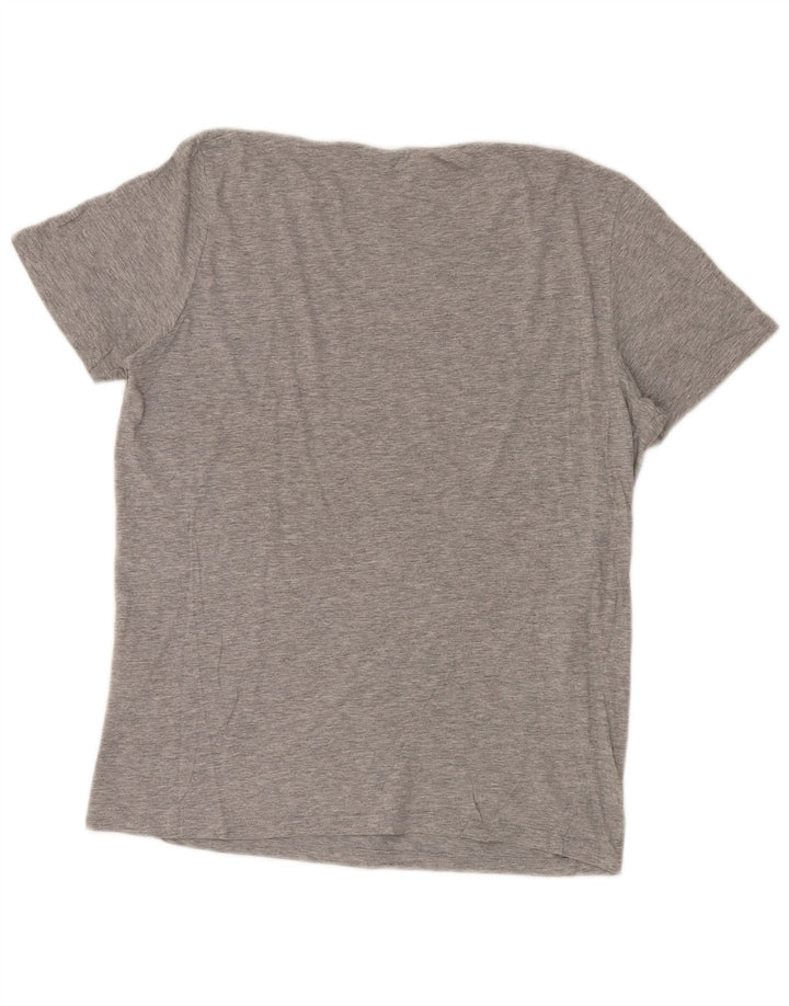Camiseta masculina JACK & JONES grande viscose cinza