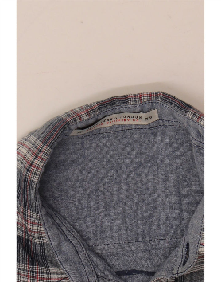 Camisa PEPE Jeans Mulher UK 14 Azul Médio
