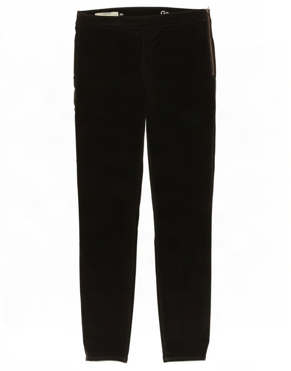 Calça legging feminina de veludo Gap casual W28 L28 algodão cáqui