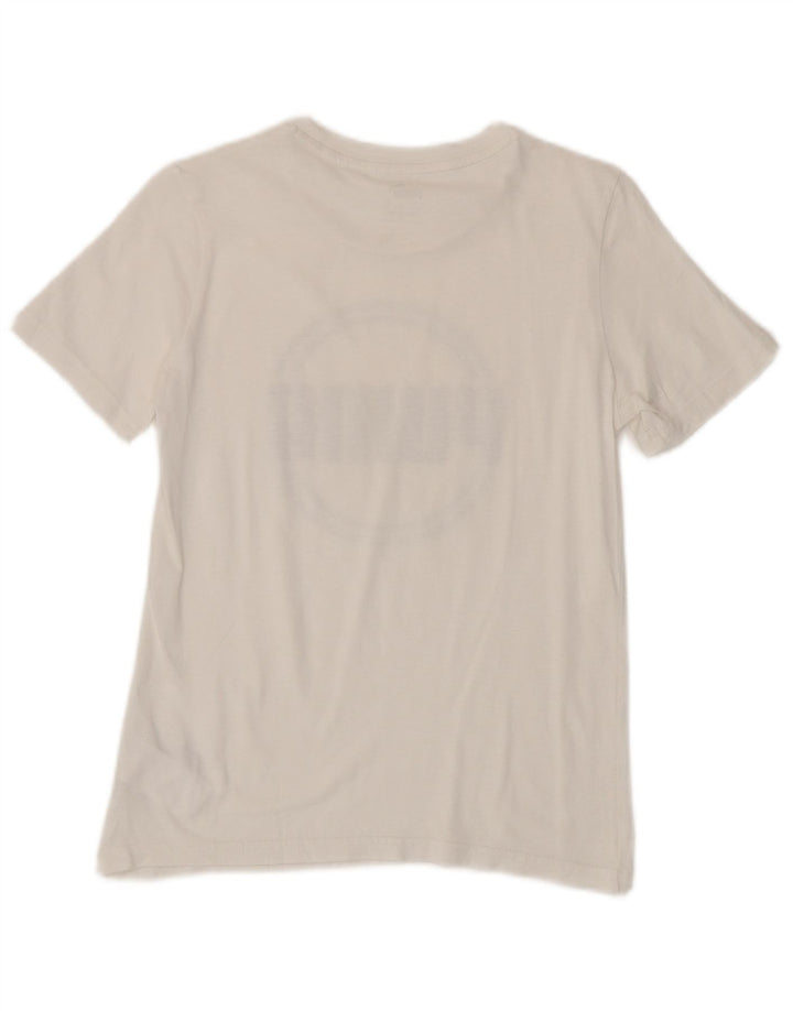 Camiseta Puma Boys Graphic Top 11-12 Anos Médio Algodão Branco