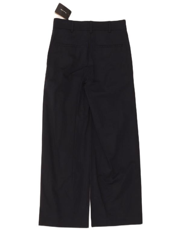 Calça Chino Mulher Massimo Dutti Cintura Alta EU 34 2XS W24 L25 Azul Marinho