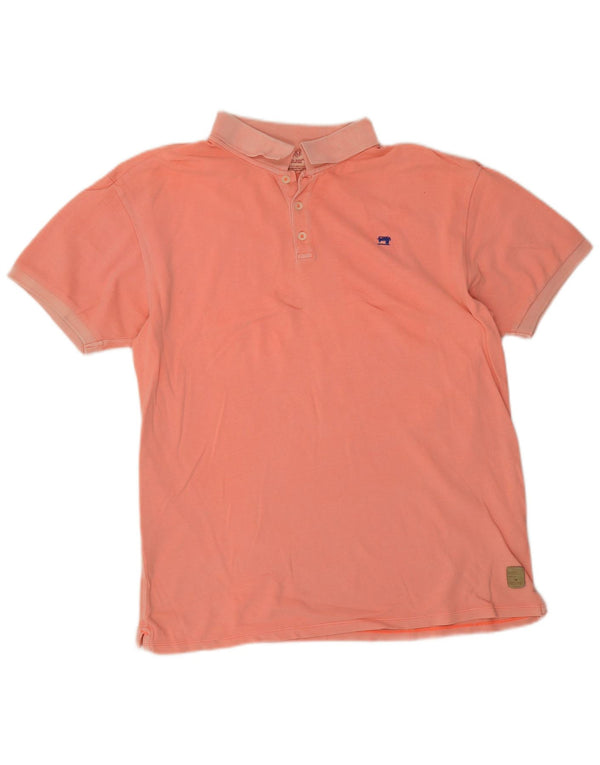 Camisa polo masculina Scotch & Soda XL algodão rosa