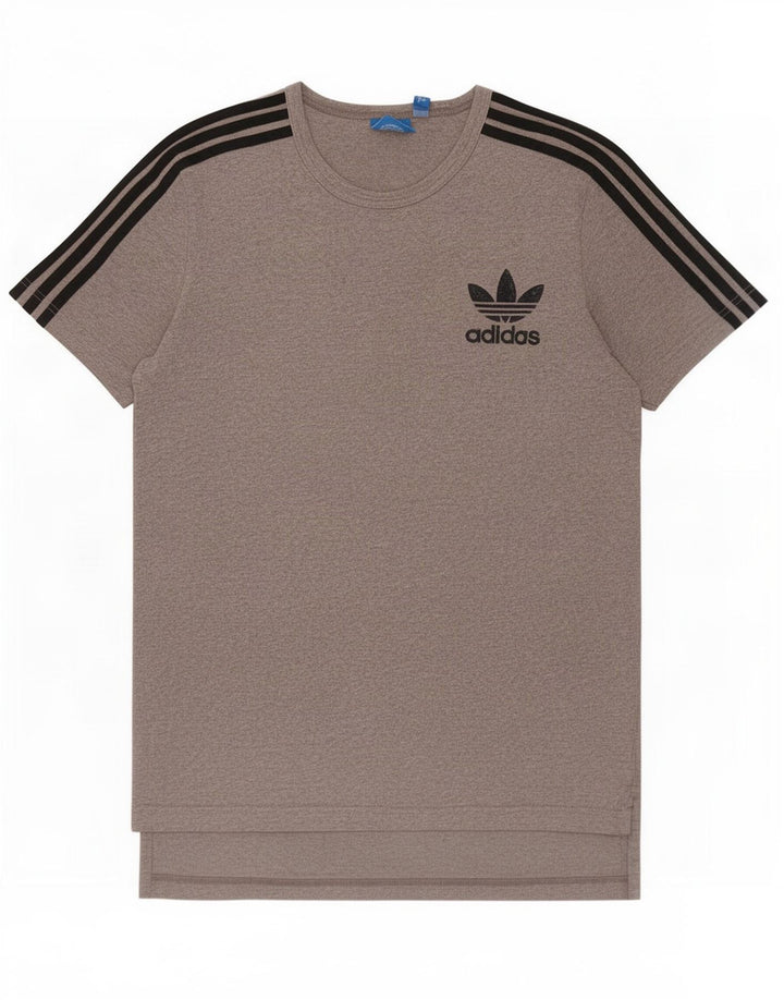 Camiseta masculina Adidas Top cinza médio algodão
