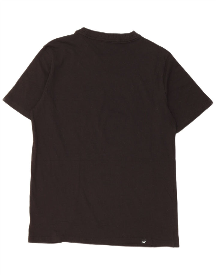 Puma Camiseta Feminina Graphic Top UK 14 Médio Preto