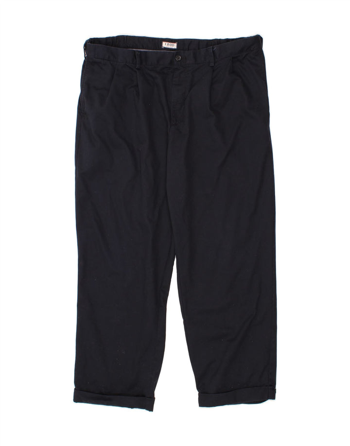 IZOD Womens Pegged Chino Trousers W40 L30 Navy Blue Cotton Vintage Izod and Second-Hand Izod from Messina Hembry 