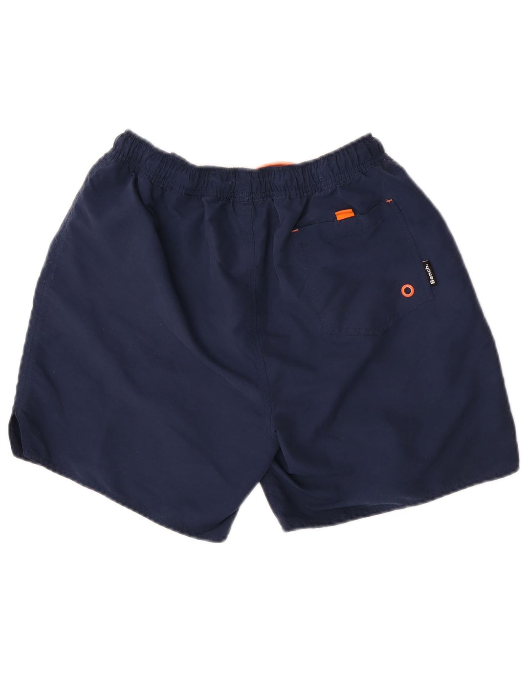 Bench Mens Graphic Natação Shorts Médio Poliéster Azul Marinho
