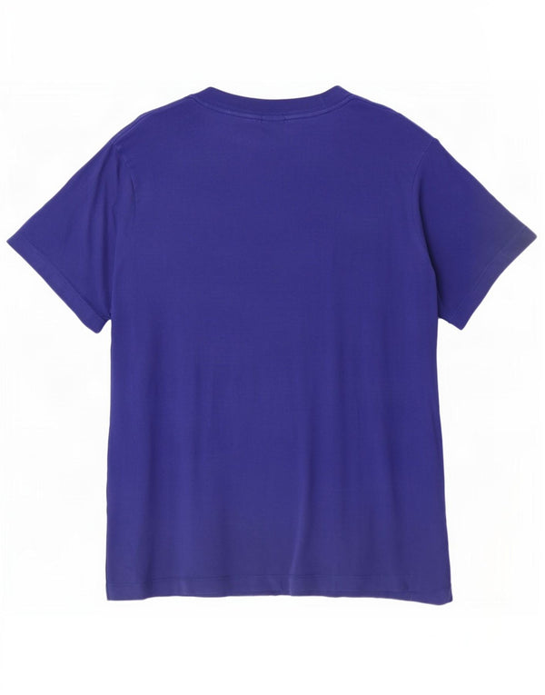 Camiseta Nike masculina gráfica top pequeno azul