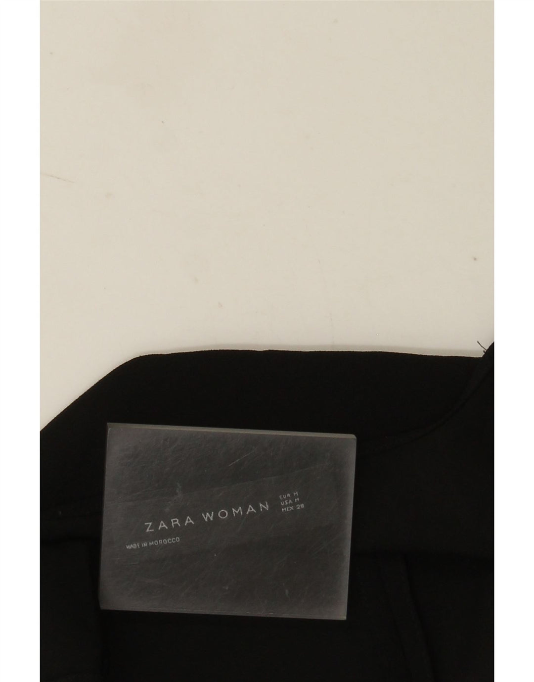 Vestido feminino sem mangas Zara UK 14 médio preto