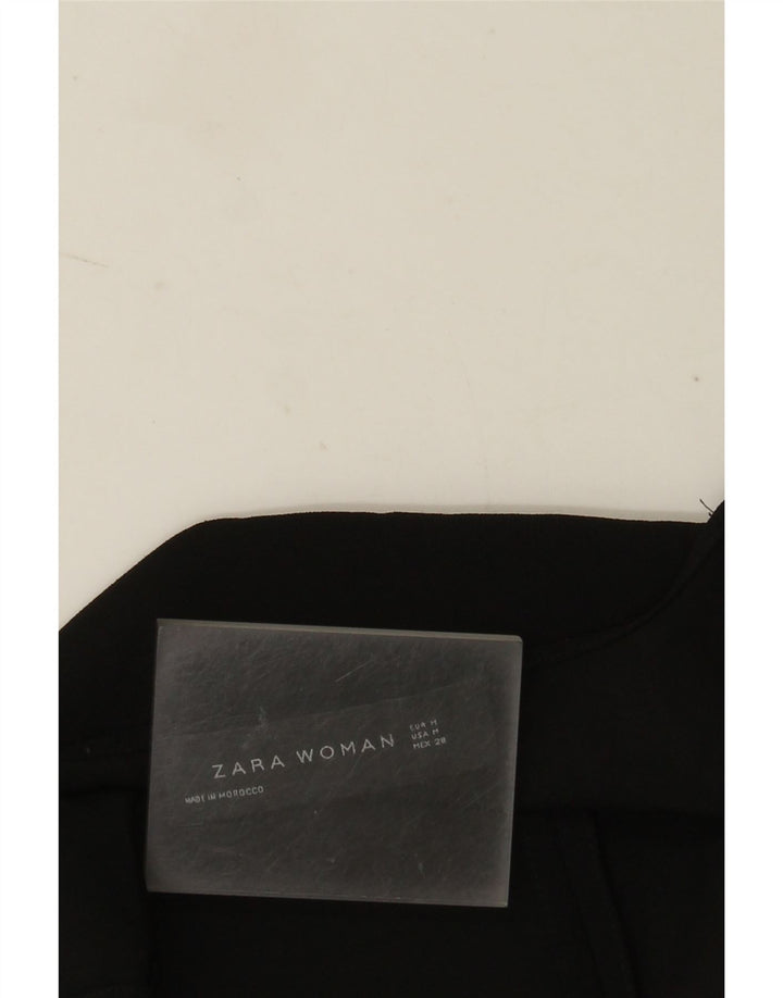 Vestido feminino sem mangas Zara UK 14 médio preto
