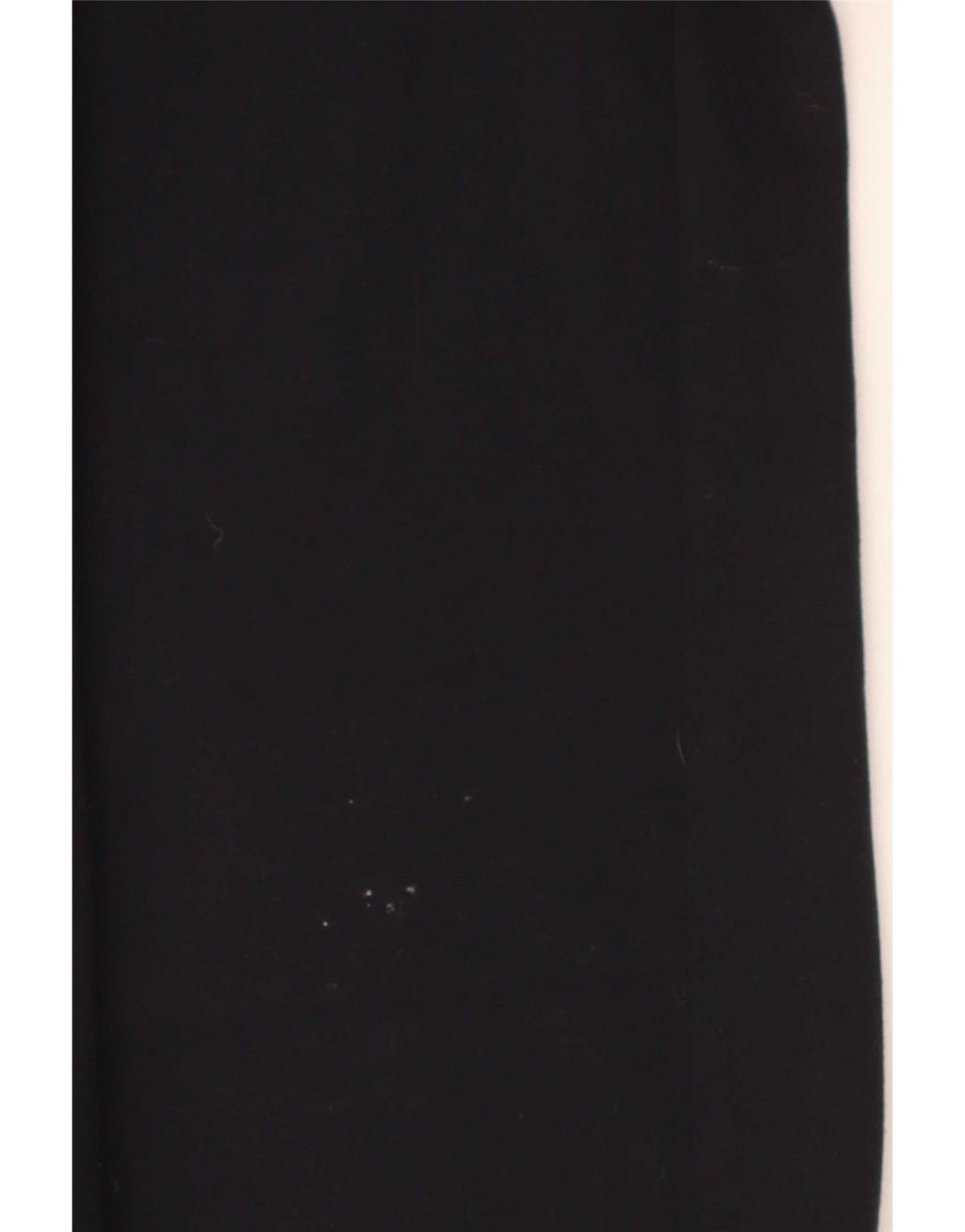Calça de treino feminina Reiss com perna larga UK 10 poliéster preto pequeno