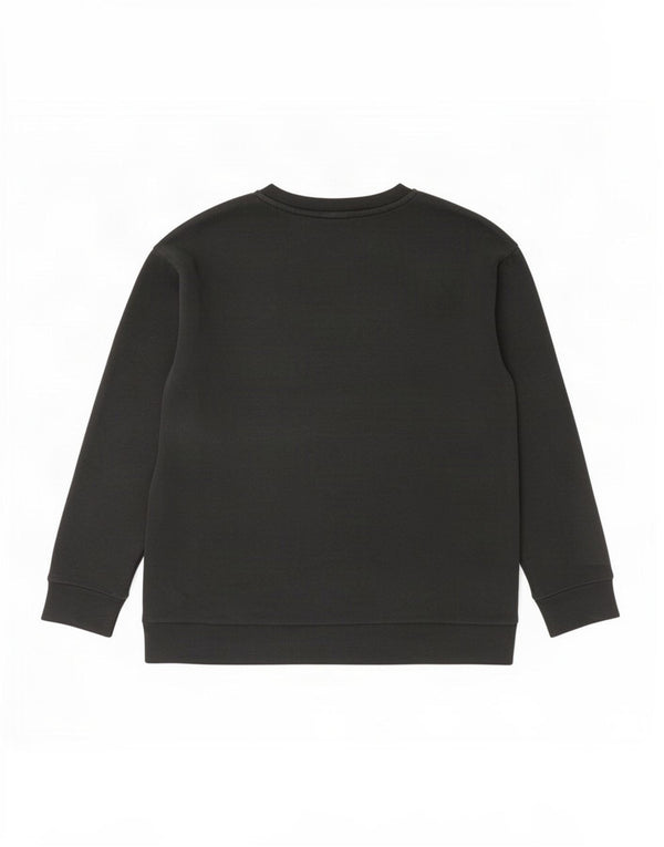 Adidas feminino oversized moletom jumper reino unido 8 pequeno algodão preto