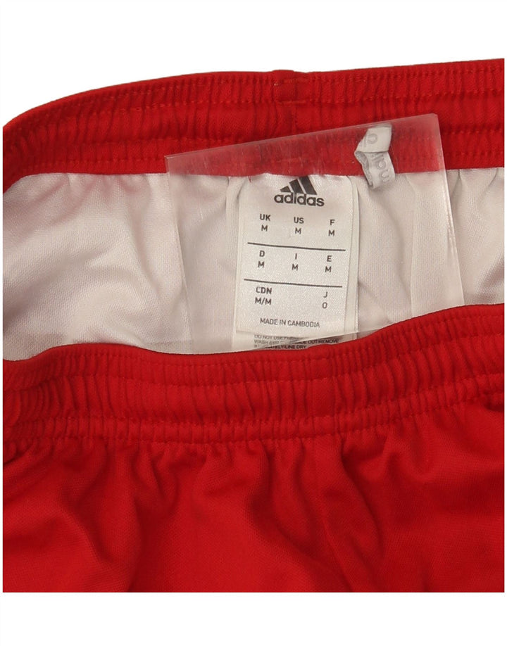 Adidas Mens Climalite Sport Shorts Médio Poliéster Vermelho