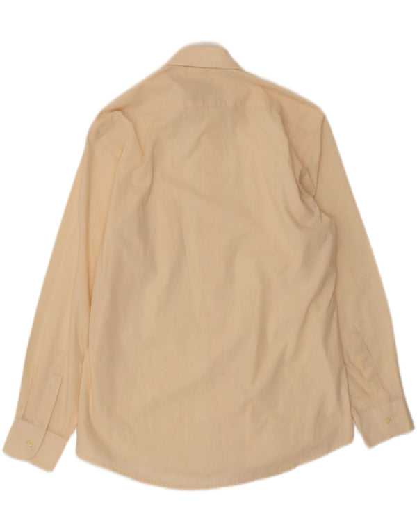 Camisa masculina PIERRE CARDIN Easy Care tamanho 39 15 1/2 médio algodão branco
