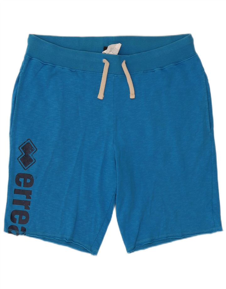 Shorts esportivos gráficos masculinos Errea XL azul algodão