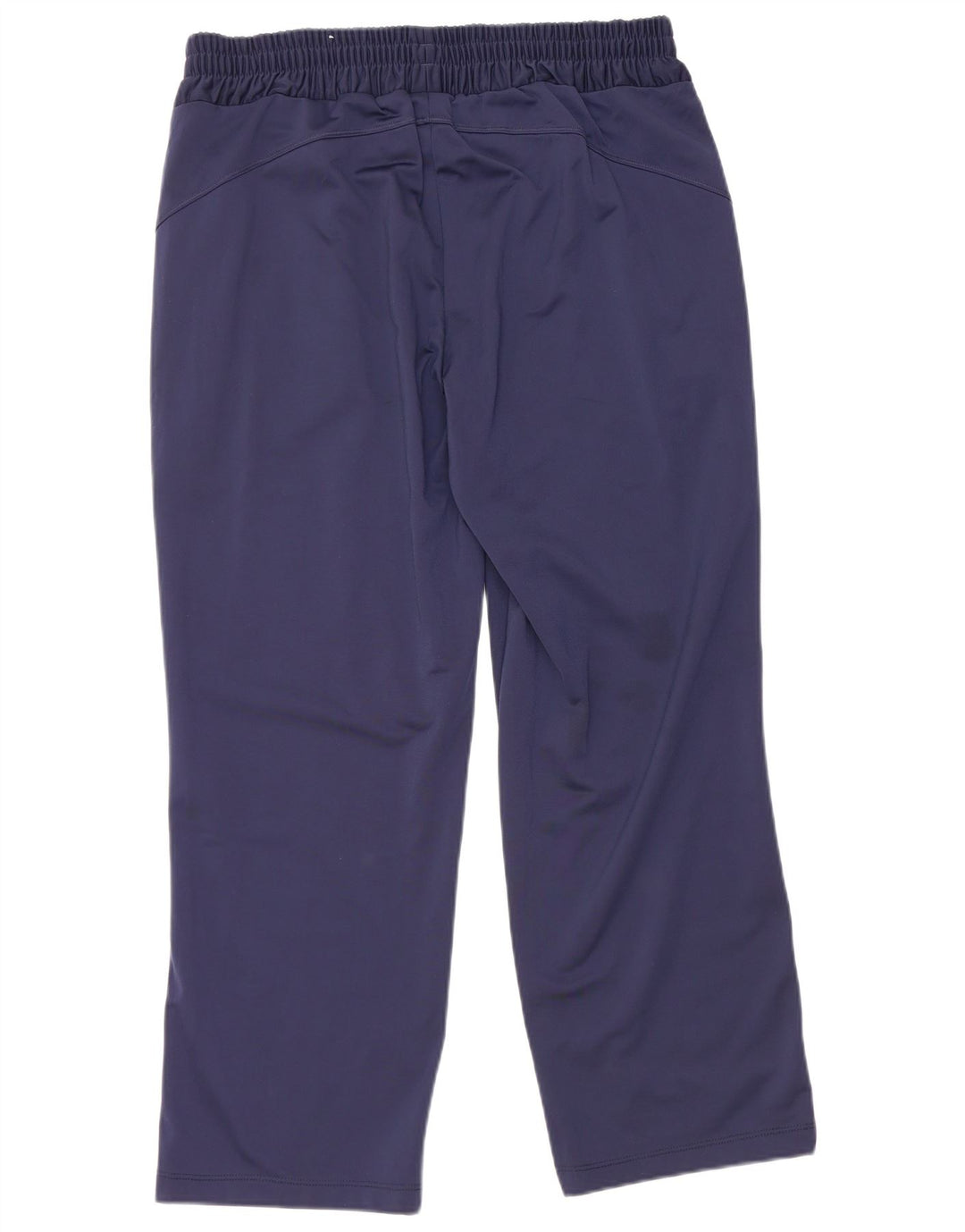 Calça de treino feminina Puma UK 16 grande poliéster azul marinho