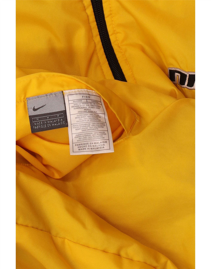 Jaqueta masculina Nike reversível com capuz UK 38 Nylon amarelo médio