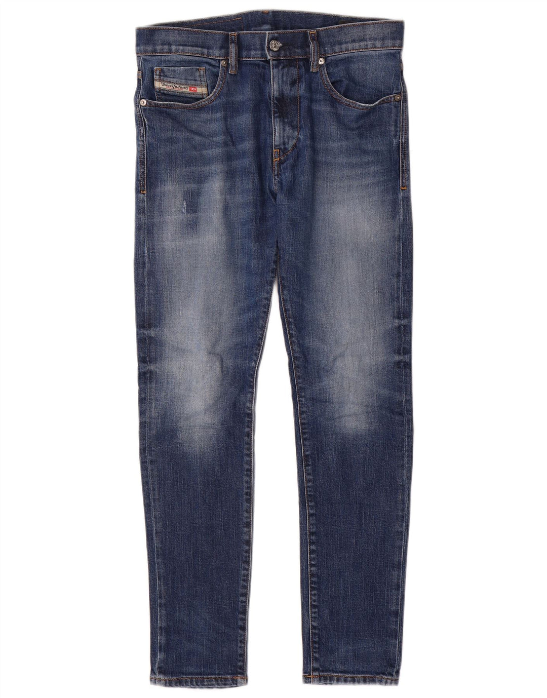 Jeans Slim Feminino Diesel W30 L30 Azul Algodão