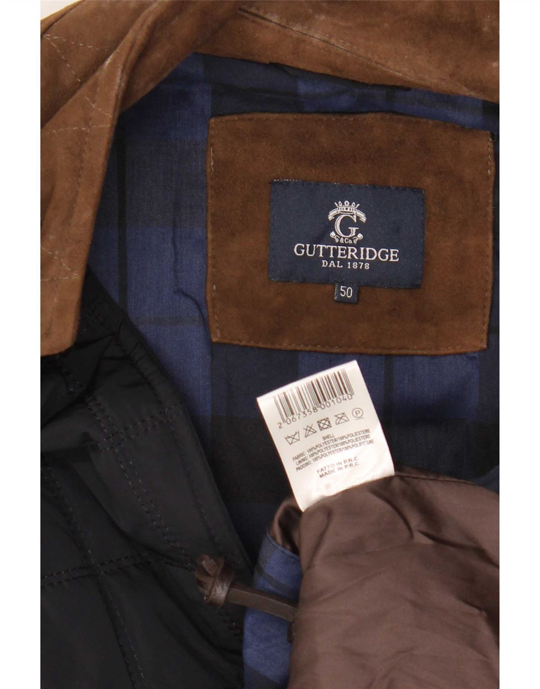 Gutteridge Jaqueta utilitária masculina IT 50 grande azul marinho Colourblock Poliéster