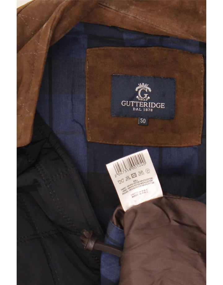 Gutteridge Jaqueta utilitária masculina IT 50 grande azul marinho Colourblock Poliéster