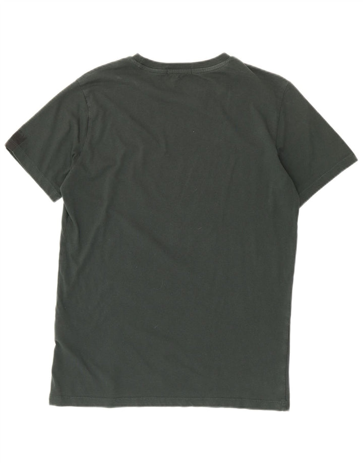 Camiseta masculina Replay Top médio algodão verde