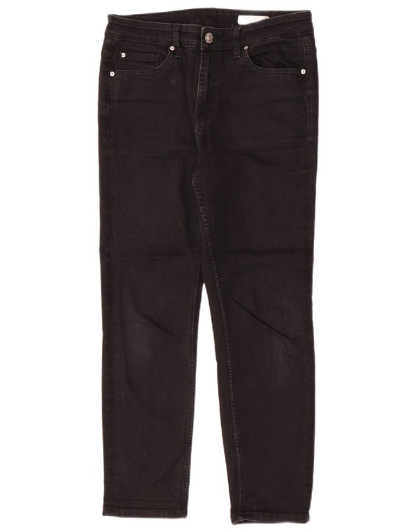 Marks & Spencer Feminino The Lily Slim Jeans Reino Unido 12 Médio W30 L27 Preto