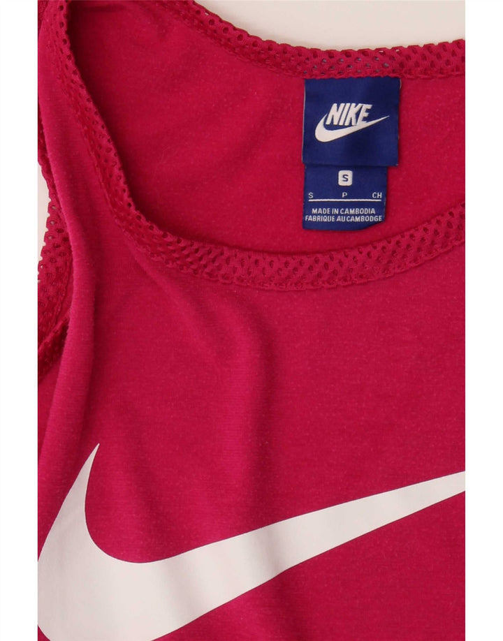 Colete gráfico feminino Nike UK 10 pequeno rosa