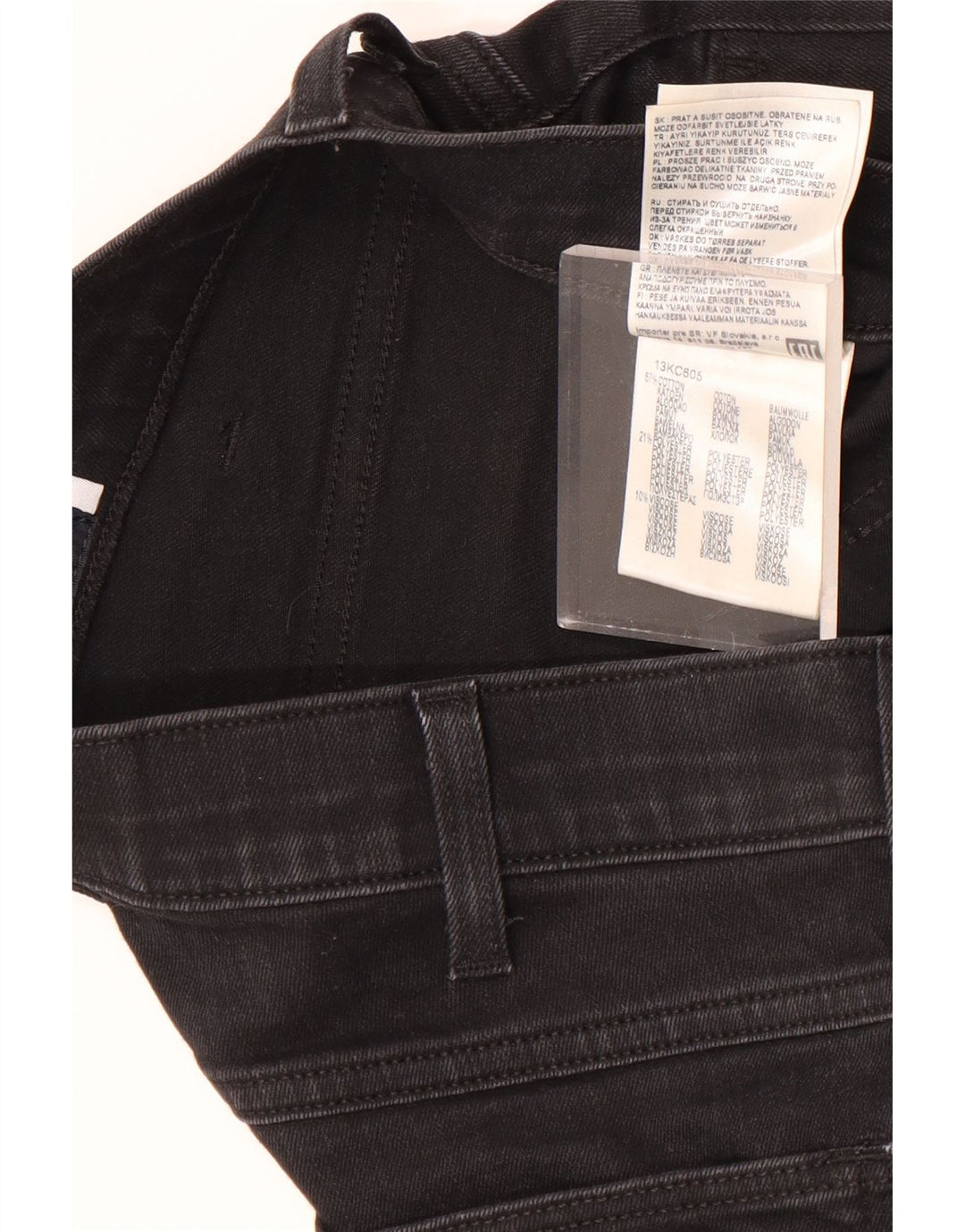 Wrangler Masculino Bryson Slim Jeans W30 L28 Algodão Preto