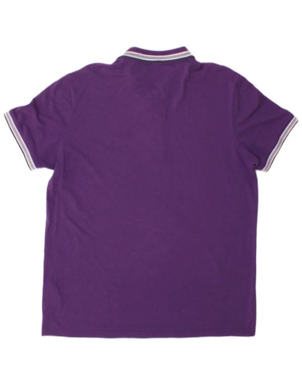 Camisa polo masculina Hugo Boss 2XL algodão roxo