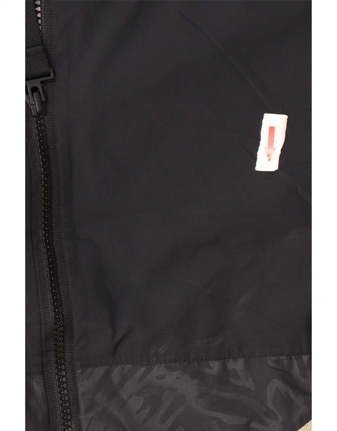 Adidas Mens Hooded Rain Jacket UK 40 Grande Preto Geométrico