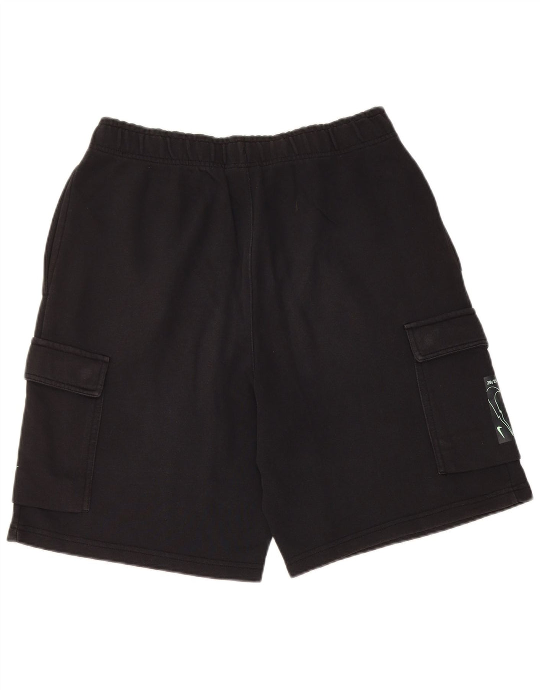 Shorts esportivos masculinos Nike Standard Fit médio algodão preto