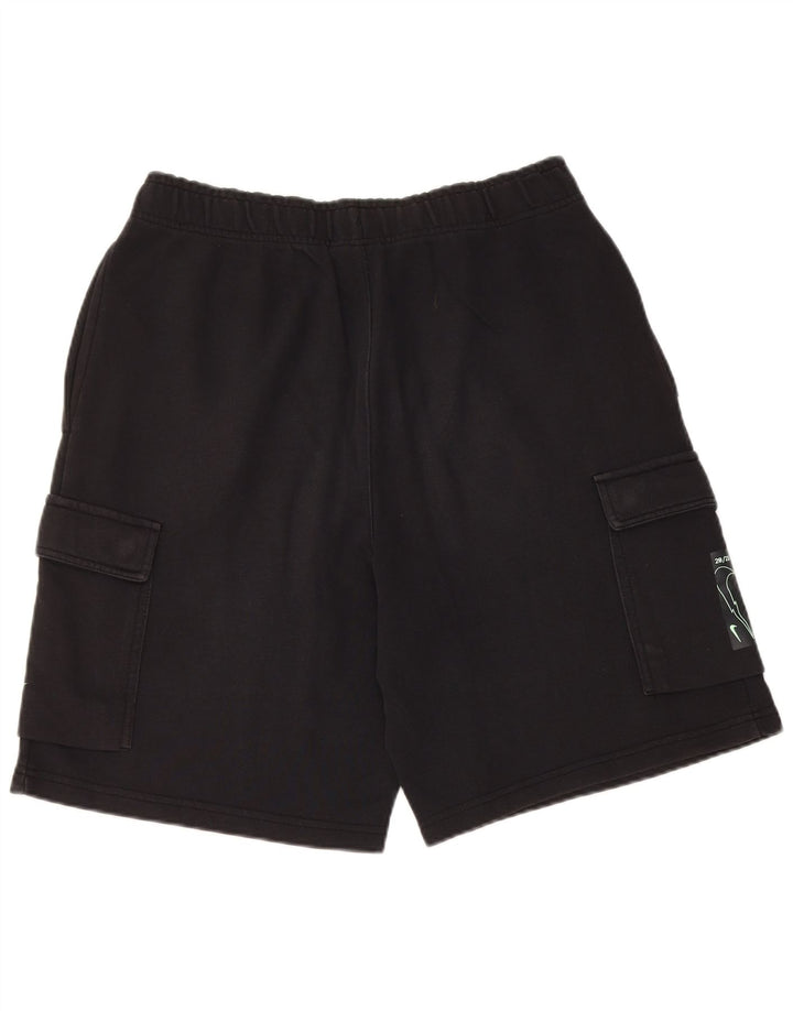 Shorts esportivos masculinos Nike Standard Fit médio algodão preto