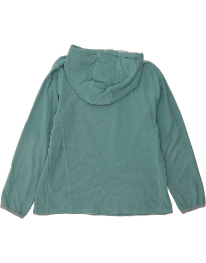 MOUNTAIN WAREHOUSE Womens Hooded Fleece Jumper UK 18 XL Turquoise Vintage Mountain Warehouse and Second-Hand Mountain Warehouse from Messina Hembry 
