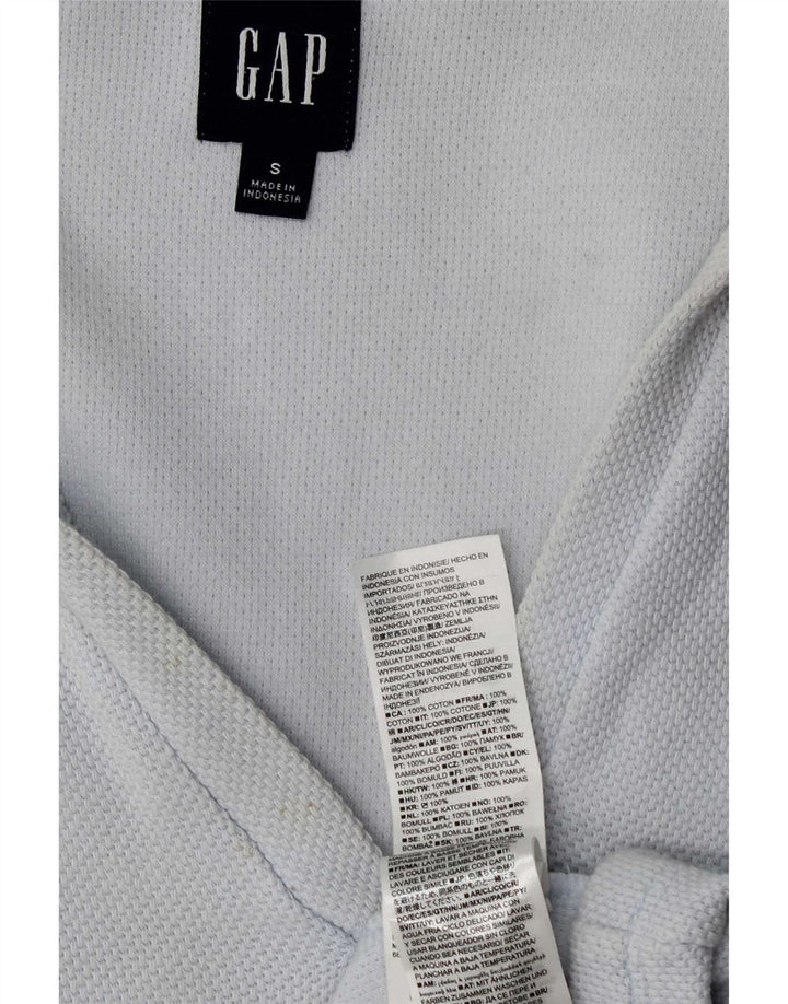 Vestido polo feminino grande da Gap Reino Unido 10 algodão azul pequeno