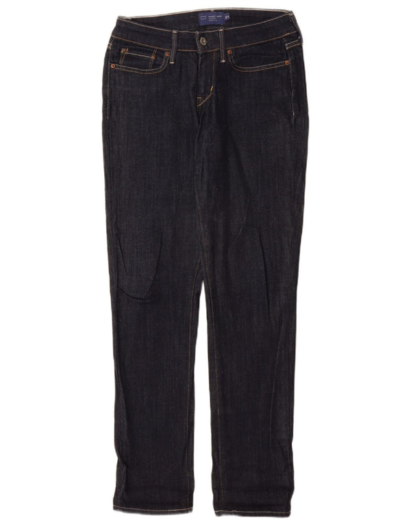 Calça jeans feminina Levi's Slight Curve Slim W27 L31 azul marinho algodão